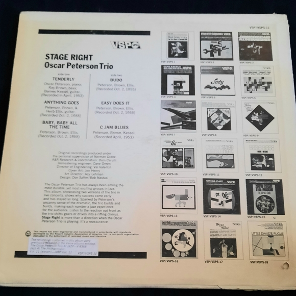 Oscar Peterson[- Stage Right, Verve Records, Vinyl LP 1966 - Picture 2 of 7